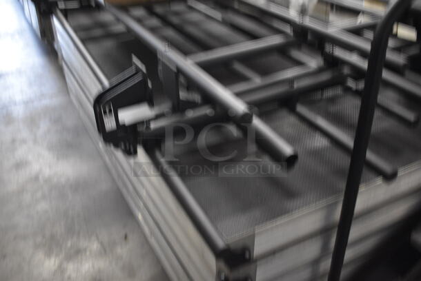 ALL ONE MONEY! Lot of Disassembled Wenger Metal Dance Floor Stage w/ Steps! Size of The Stage Floor Is 8'x24' - Image 4 of 11