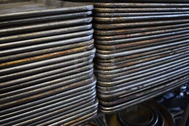 10 Metal Full Size Baking Pans. 18x26x1. 10 Times Your Bid! - Image 4 of 4