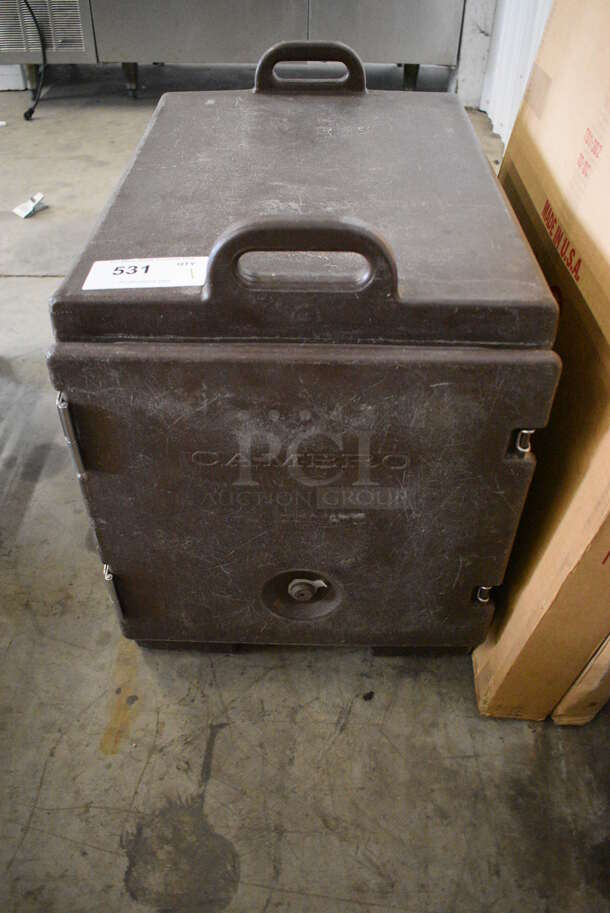 NICE! Cambro Brown Poly Portable Food Case. 17x24x23