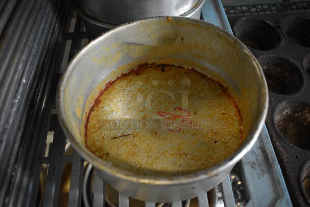 5 Metal Round Baking Pans. 7.5x7.5x3. 5 Times Your Bid! - Image 3 of 4