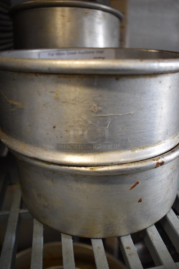5 Metal Round Baking Pans. 7.5x7.5x3. 5 Times Your Bid! - Image 4 of 4