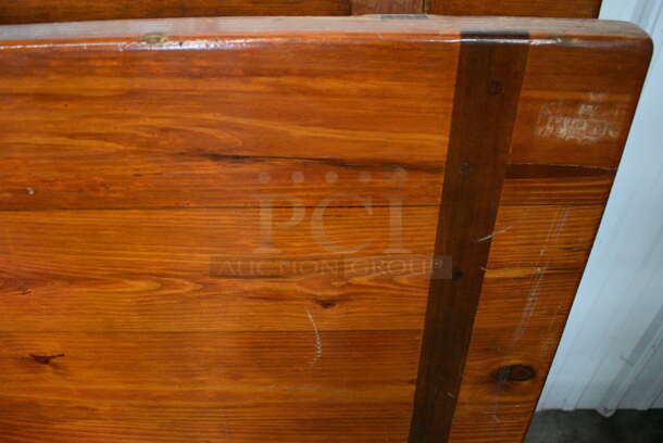 3 Wood Pattern Tabletops. 30x36x2. 3 Times Your Bid! - Image 2 of 5