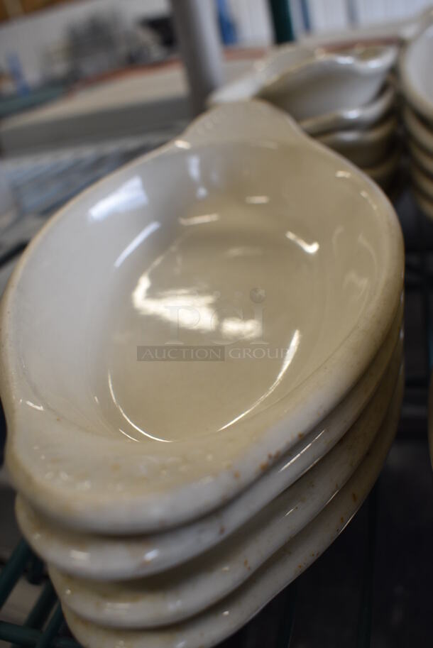 10 White Ceramic Single Serving Casserole Dishes. 8x4x1.5. 10 Times Your Bid! - Image 2 of 5