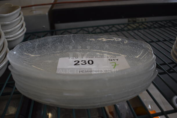 7 Salad Plates. 8x5x1. 7 Times Your Bid! - Image 1 of 3