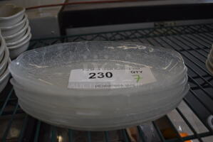 7 Salad Plates. 8x5x1. 7 Times Your Bid!