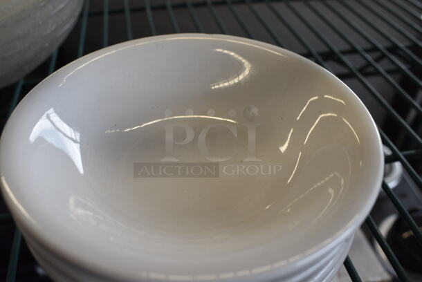 5 White Ceramic Bowls. 5x5x1.5. 5 Times Your Bid! - Image 2 of 4