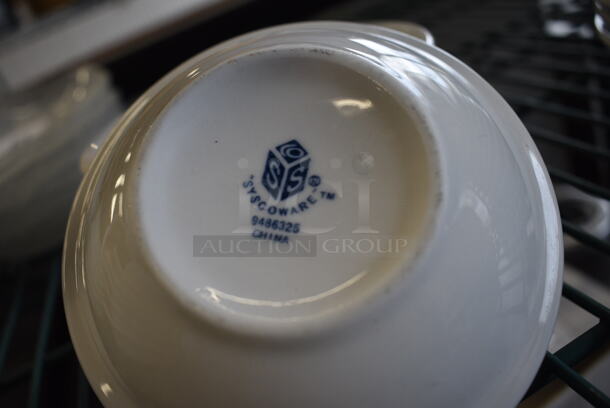 5 White Ceramic Bowls. 5x5x1.5. 5 Times Your Bid! - Image 3 of 4