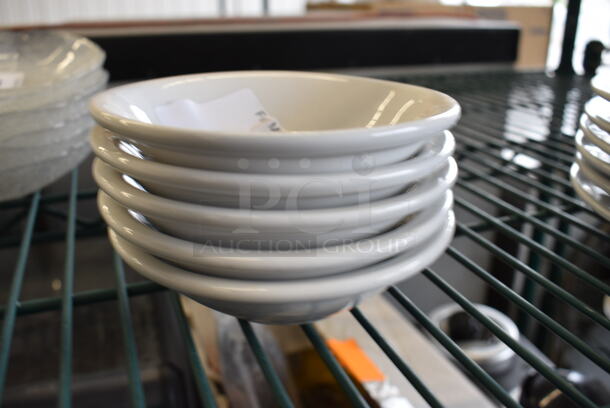 5 White Ceramic Bowls. 5x5x1.5. 5 Times Your Bid! - Image 4 of 4