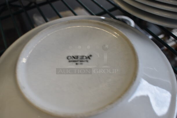 6 White Ceramic Plates. 7x7x1. 6 Times Your Bid! - Image 3 of 4