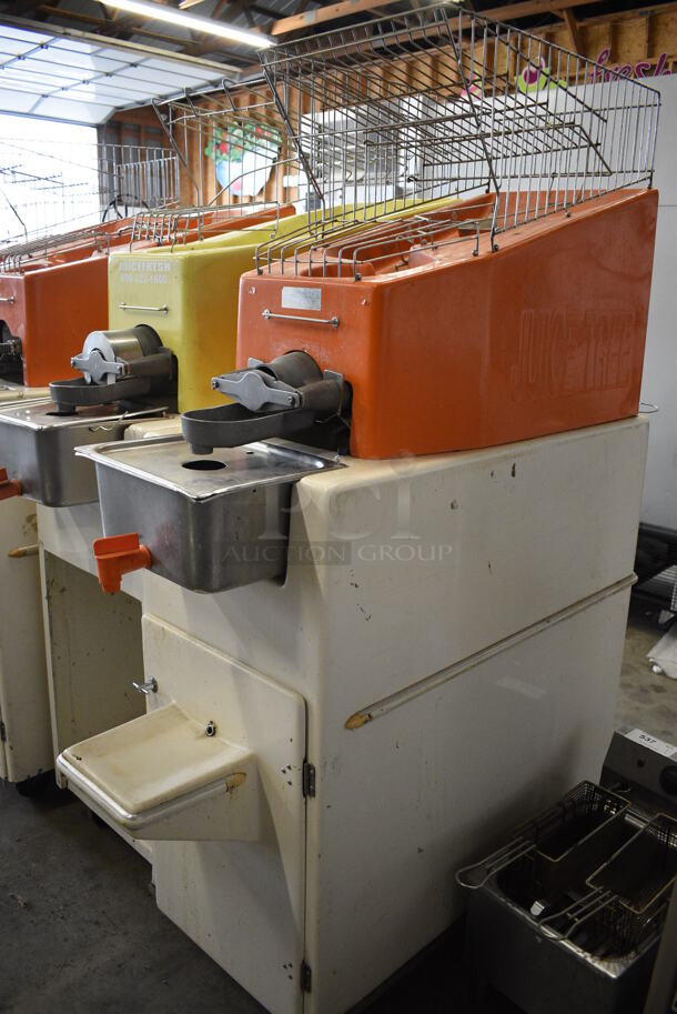 WOW! Juice Tree Model 106 Metal Commercial Floor Style Citrus Juicer on Commercial Casters. 115 Volts, 1 Phase. 18x48x67. Tested and Does Not Power On - Image 3 of 10
