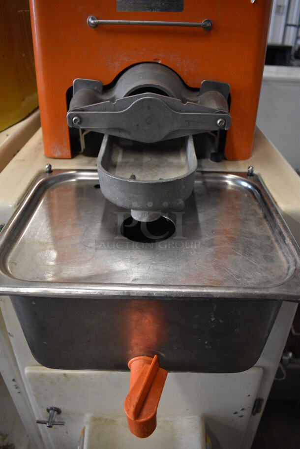 WOW! Juice Tree Model 106 Metal Commercial Floor Style Citrus Juicer on Commercial Casters. 115 Volts, 1 Phase. 18x48x67. Tested and Does Not Power On - Image 5 of 10