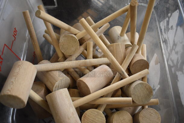 ALL ONE MONEY! Lot of Crab Mallets in Poly Bin! - Image 2 of 5