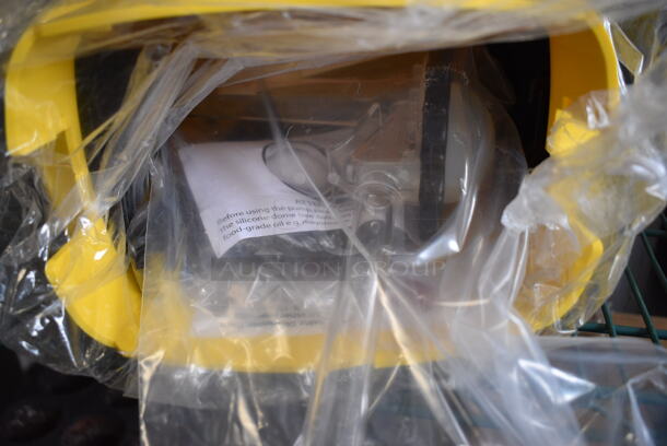 BRAND NEW! Yellow Poly Mustard Dispenser. 6x10x12 - Image 2 of 5