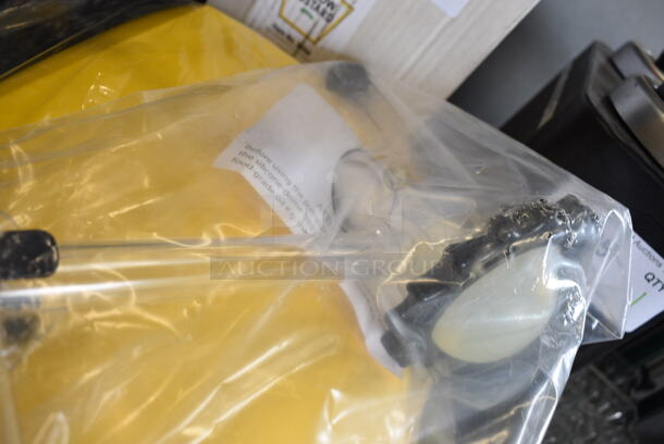 BRAND NEW! Yellow Poly Mustard Dispenser. 6x10x12 - Image 4 of 5