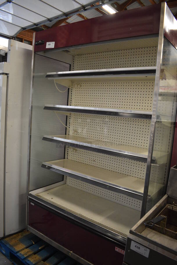 Metal Commercial Floor Style Open Grab N Go Merchandiser w/ Metal Shelves. 120 Volts, 1 Phase. 47x30.5x82. Cannot Test Due To Plug Style - Image 2 of 8