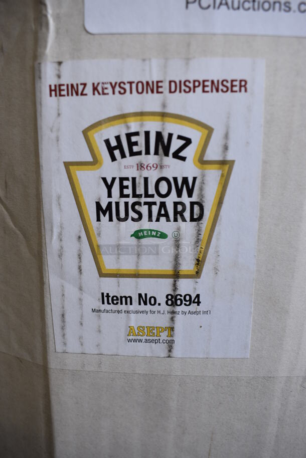 BRAND NEW! Yellow Poly Mustard Dispenser. 6x10x12 - Image 5 of 5