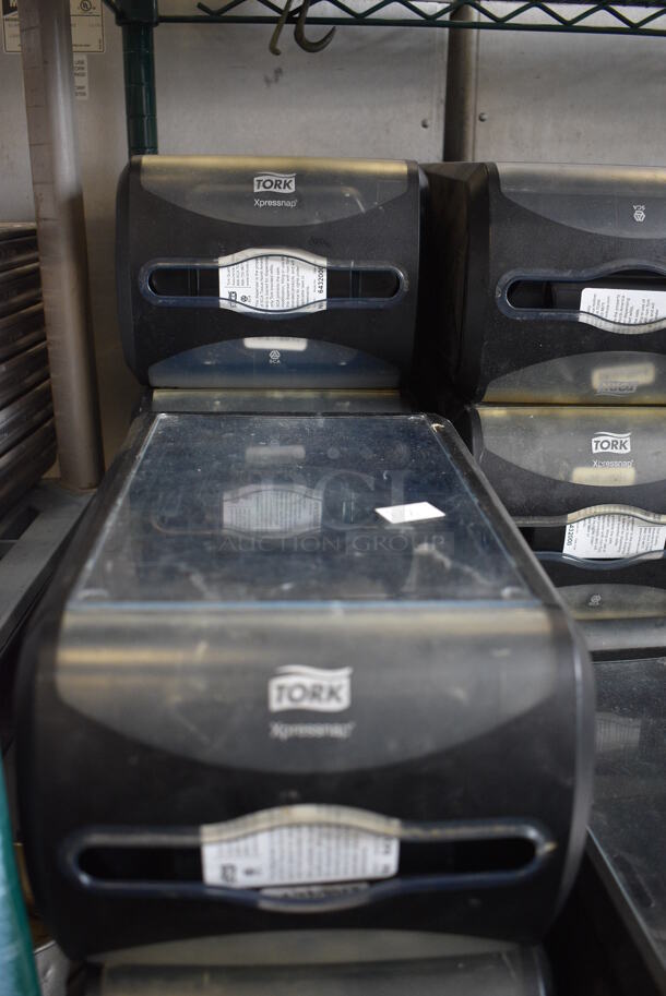 9 Tork Black and Clear Poly Napkin Dispensers. 7.5x12x5.5. 9 Times Your Bid! - Image 2 of 3