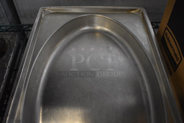4 Stainless Steel Baking Pans w/ Oval Indent. 13x21x2. 4 Times Your Bid! - Image 2 of 3