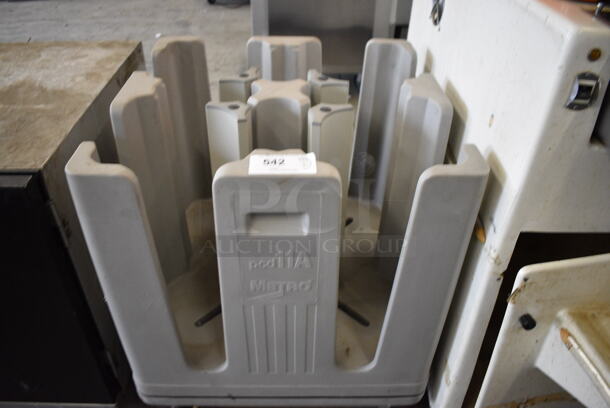 Metro Gray Poly Dish Caddie on Casters. 27x27x32 - Image 1 of 5