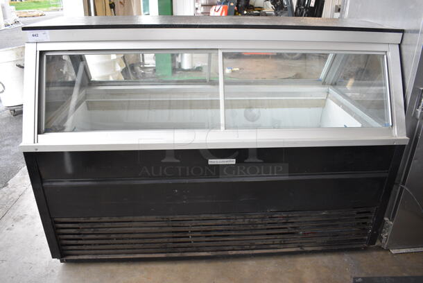 NICE! Hussmann Model GIM-6 Metal Commercial Floor Style Merchandiser. 115 Volts, 1 Phase. 72.5x40.5x49.5. Cannot Test Due To Plug Style - Image 1 of 8