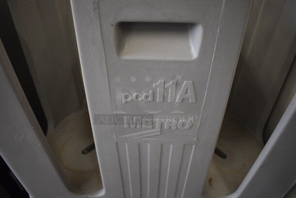 Metro Gray Poly Dish Caddie on Casters. 27x27x32 - Image 3 of 5