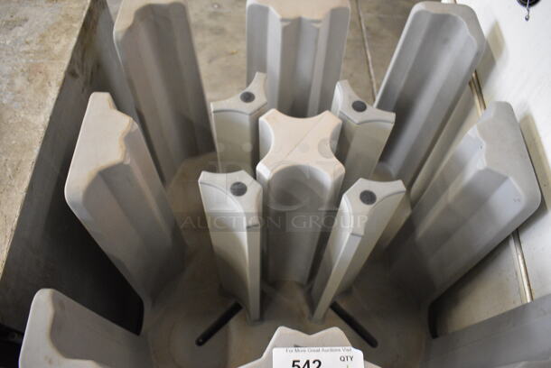 Metro Gray Poly Dish Caddie on Casters. 27x27x32 - Image 4 of 5