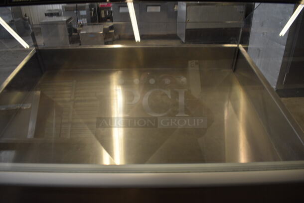 NICE! Metal Commercial Floor Style Insulated Cold Food Display Table Merchandiser Display Case on Commercial Casters. 48x37x59 - Image 4 of 6