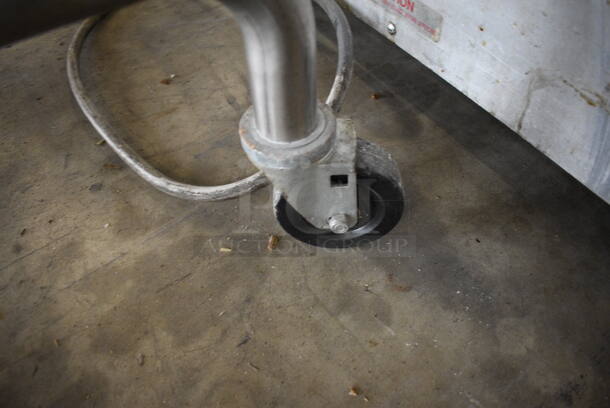 NICE! Metal Commercial Floor Style Insulated Cold Food Display Table Merchandiser Display Case on Commercial Casters. 48x37x59 - Image 6 of 6