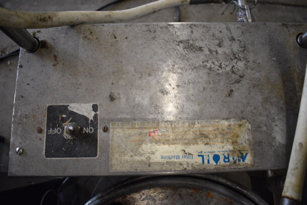 Miroil Metal Commercial Oil Filtration System on Casters. 19x28x38 - Image 7 of 7