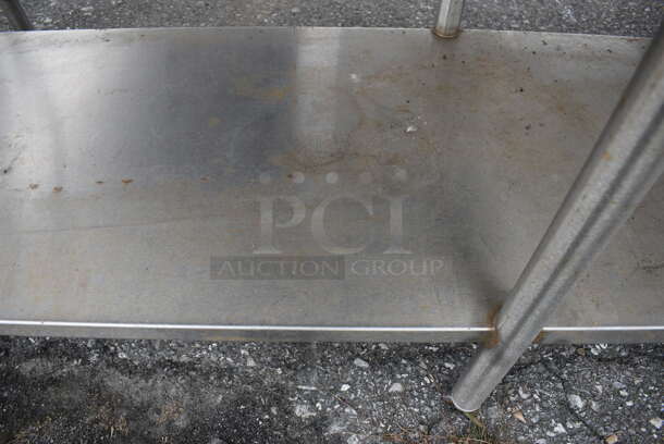 Stainless Steel Commercial Sorting Table w/ Undershelf. 99x30.5x42 - Image 6 of 6