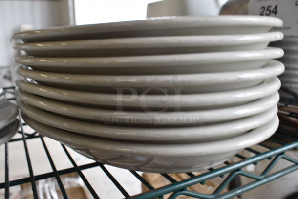 8 White Ceramic Plates. 14x10.5x1.5. 8 Times Your Bid! - Image 4 of 4