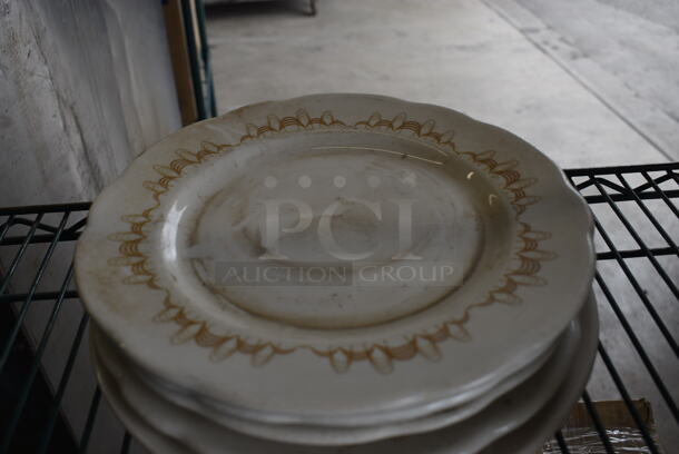 ALL ONE MONEY! Lot of 11 Various Ceramic Dishes! Includes 10x10x1 - Image 3 of 5