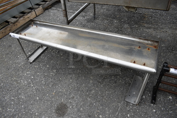 Stainless Steel Shelf. 48x12x14 - Image 3 of 4