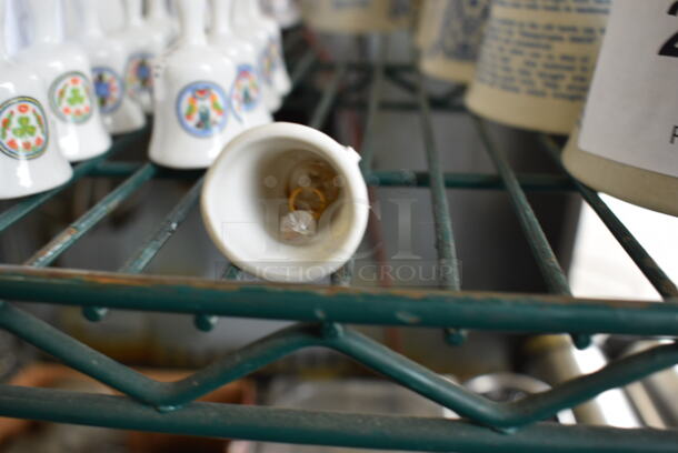 12 White Ceramic Bells. 1x1x2. 12 Times Your Bid! - Image 4 of 4