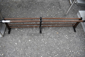 Brown Shelf. 48x6.5x12