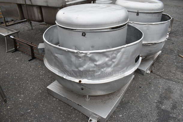 Loren Cook Model 180V7B Metal Commercial Rooftop Mushroom. 208 Volts, 3 Phase. 38x38x38 - Image 2 of 9