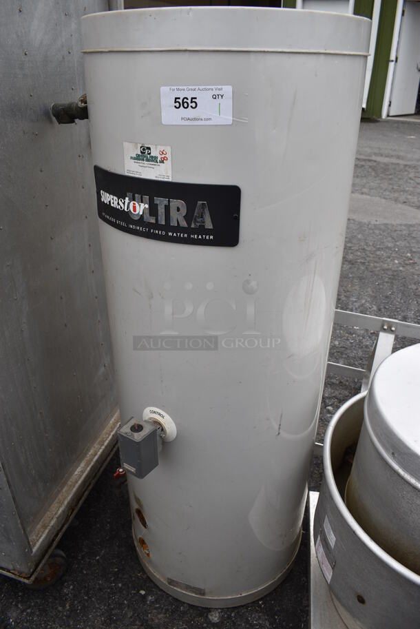 2006 Superstor Model SSU-45 Ultra Stainless Steel Indirect Fired Water Heater. 19x23x52