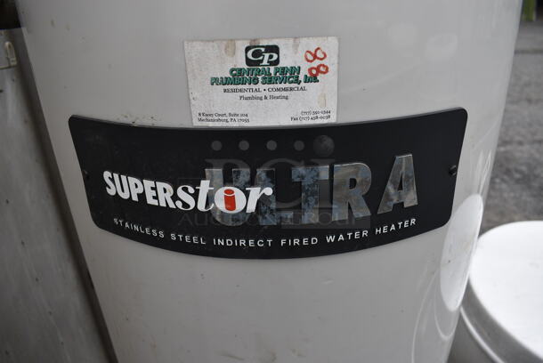 2006 Superstor Model SSU-45 Ultra Stainless Steel Indirect Fired Water Heater. 19x23x52 - Image 3 of 6