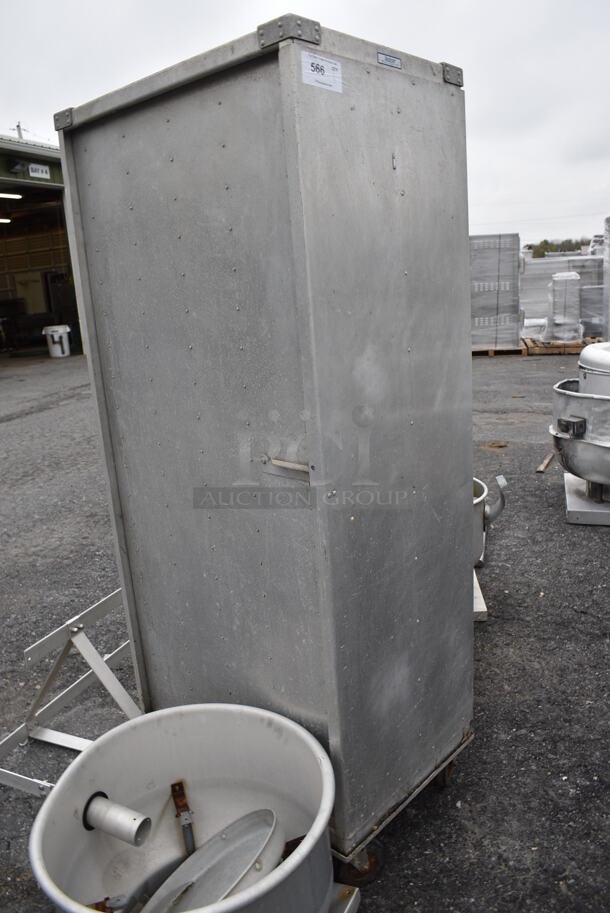 Bucksco Model A61  Metal Commercial Enclosed Warming Transport Rack on Commercial Casters. 22x30x72 - Image 2 of 9