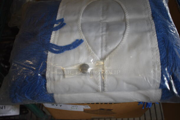 10 BRAND NEW! Blue and White Mop Heads. 10 Times Your Bid! - Image 3 of 5