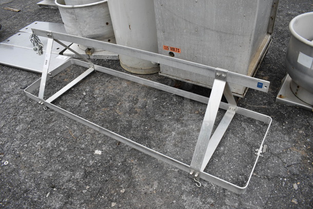 Metal Pot Rack. 64x20x18 - Image 3 of 5