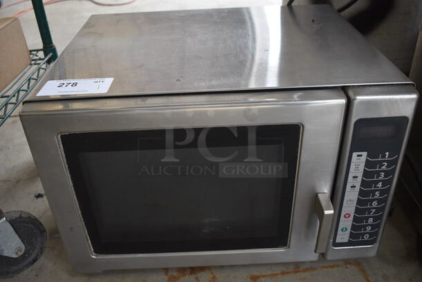Amana Model RFS12TS Countertop Metal Commercial Microwave Oven. 120 Volts, 1 Phase. 21.5x18x14 - Image 1 of 7