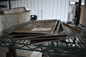4 Metal 1/2 Size Drop In Bin Lids. 4 Times Your Bid!