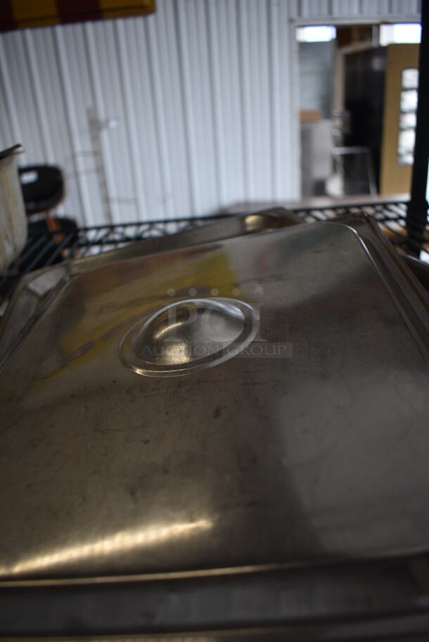 4 Metal 1/2 Size Drop In Bin Lids. 4 Times Your Bid! - Image 2 of 2