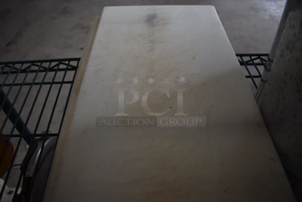 3 White Cutting Boards. 33.5x10x0.5. 3 Times Your Bid! - Image 3 of 4