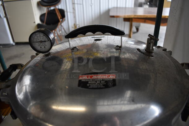 Metal Pressure Cooker Pot w/ Lid. 22x19x20 - Image 3 of 5