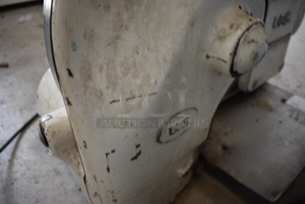 US Slicing Machine Metal Commercial Countertop Meat Slicer. 110 Volts, 1 Phase. 26x18x18. Tested and Working! - Image 6 of 8