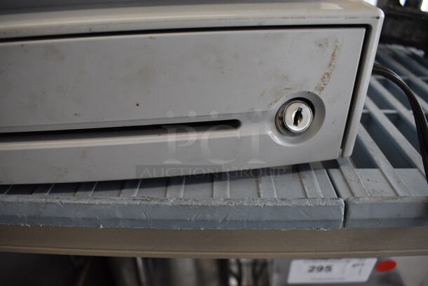 Sharp Model XE-A102 Countertop Cash Register w/ Keys! 13x14x9 - Image 5 of 8