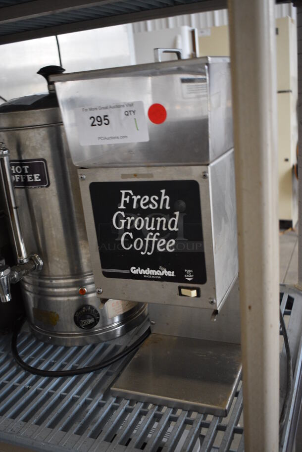 NICE! Grindmaster Model 190 Stainless Steel Commercial Countertop Coffee Bean Grinder. 115 Volts, 1 Phase. 8.5x14x21. Tested and Working! - Image 3 of 6