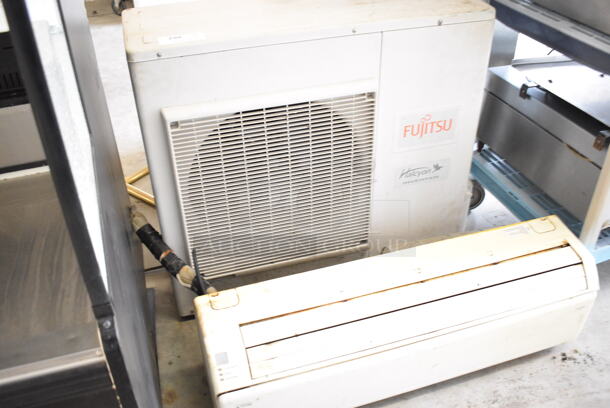 ALL ONE MONEY! Lot of Fujitsu Model AOU36CLX1 Split Type Air Conditioner w/ Fujitsu Model ASU36CLX1 Air Curtain. 208/230 Volts, 1 Phase. 39x9x13, 38x15x33 - Image 2 of 8